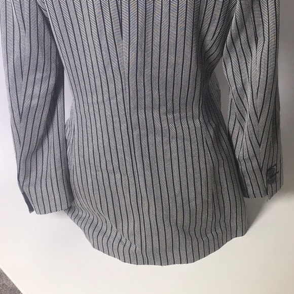 Escada Pin Stripe Wool/ Silk Business Blazer Jacket - Picture 7 of 9